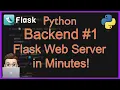 Python Backend Flask Web Server Setup Beginner Python Tutorial