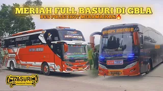 Download BUS KORPS BRIMOB TAK MAU KALAH🔥KEMERIAHAN HUNTING BUS FULL TELOLET BASURI DI GBLA MP3