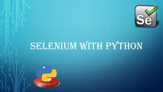 Session 1 Selenium with Python