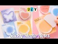 DIY Gradient Sticky Notes Cute Aesthetic Memo Pads You Can Make at Home