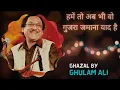 Hamen To Ab Bhi Who Gujra Zamana Yaad Aata Hai | Ghulam Ali Ghazal | Hame To Ab Bhi Wo Gujra Jamana