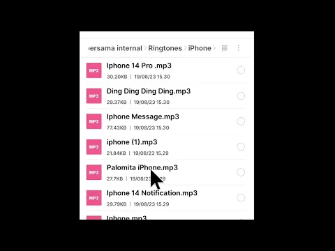 Download MP3 Nada notifikasi iPhone paling di cari Beserta linknya di deskripsi