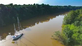 Our SAILBOAT up a South American Jungle River!? – Sailing Vessel Delos Ep. 194