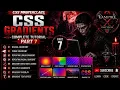 CSS Gradients Complete Tutorial in Urdu Radial Conic Repeating Overlay Text Effect Part 7