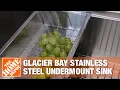 Glacier Bay All-in-One Stainless Steel Sink The Home Depot