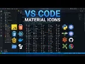 how to use material icon theme in vs code