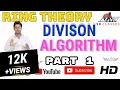 Division algorithm in polynomial Ring part 1II RING THEORY II HINDI II