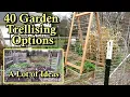 40 Garden Trellising Examples for Growing Vegetables Vertically All DIY Budget Friendly Options