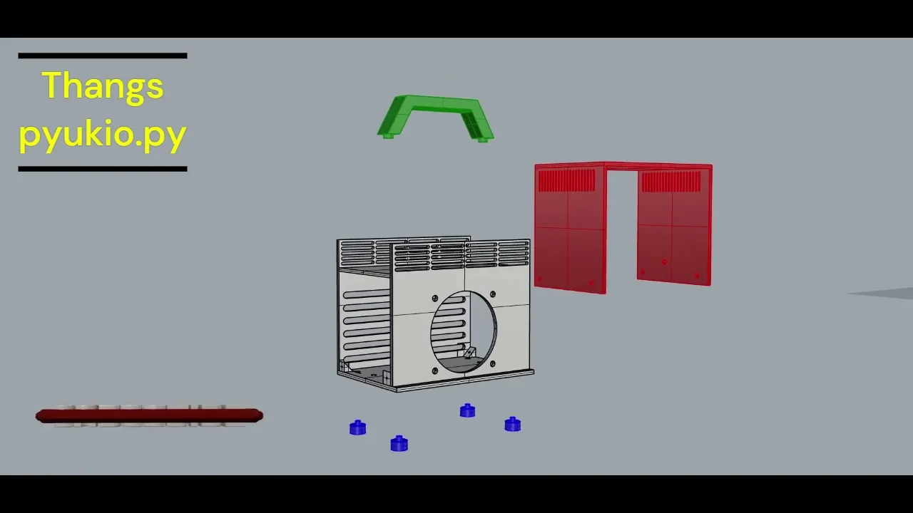 Ozone generator box with fan heat sink 