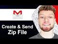How To Create and Send a ZIP File Via Email Step By Step