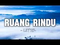Lagu Letto - Ruang Rindu (Lirik)