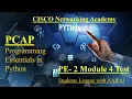 Cisco Programming Essentials in Python - PCAP PE 2 Module 4 Test CISCO Python Essential