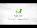CueTimer v 2 Tutorial part 5 - Webpage and Schedule