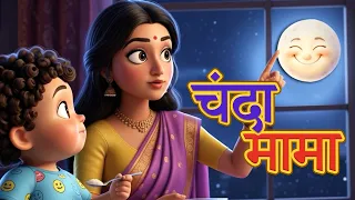 Chanda Mama Door Ke | चंदा मामा l PART 2 | Hindi Rhymes And Kids Songs l Hindi Rhymes
