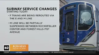F train service changes take effect for months ahead