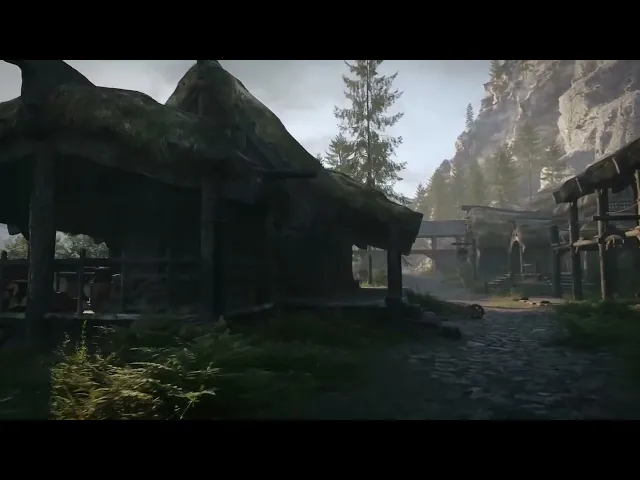 Next-gen version of Riverwood from Skyrim