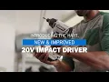 20V Impact Driver Kit