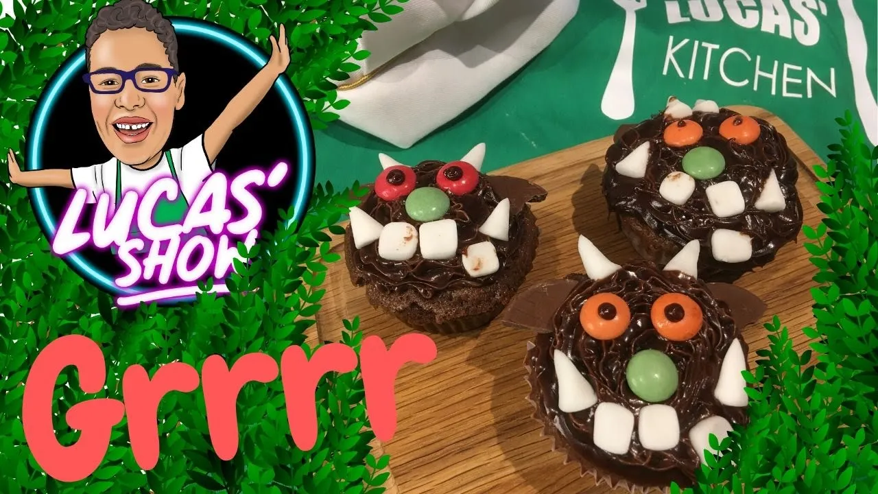 Kids Gruffalo Cupcakes - Kids Recipe Ideas - Lucas