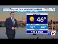 WPRI 12 Weather Forecast 26 Few Icy Spots Tonight Showers Later Friday