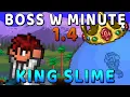 Boss w minute - King Slime Terraria 1 4