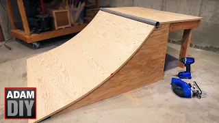 How to build a Skate Ramp Quarter Half Pipe