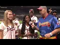 We are seeing the new Atlanta Braves Mascot Blooper on Opening Day at SunTrust Park