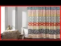 Lush Decor 16T000209 Bohemian Striped Shower Curtain Colorful Bold Design 72 x 72
