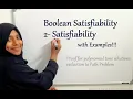 BOOLEAN SATISFIABILITY AND 2 SATISFIABILITY