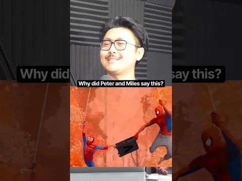Why did Peter and Miles say this? #theory #spiderverse #spiderman #milesmorales #peterparker #marvel
