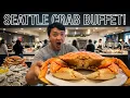 INSIDE the MOST EXPENSIVE All You Can Eat CRAB SEAFOOD Sunday BRUNCH BUFFET in Seattle