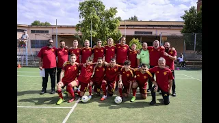 Pellegrini e AS Roma Autistic FC alla Casa di Reclusione di Rebibbia per #WorldMentalHealthDay