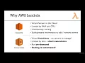 AWS Lambda and the Serverless Framework - Hands On Learning AWS Lambda Overview