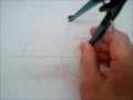 Drawing an oval with a compass and no string very simple