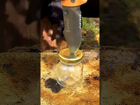 WOW! It will burn for a long time!π₯#camping #survival #bushcraft #outdoors #survivalist #girl