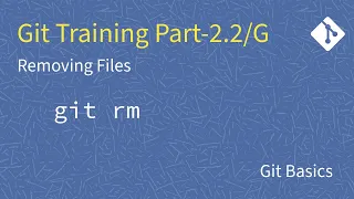 Git Removing files git rm