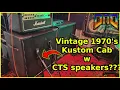 Download Lagu My Most Unique Guitar Cab | 1970's Kustom w CTS Speakers