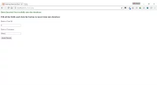 How to data into MySQL Database in PHP - Part 2