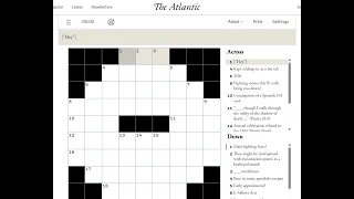 The Atlantic Crossword 2025