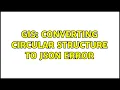 GIS Converting circular structure to JSON error