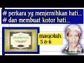 KH MUDZAKIR MA'RUF MOJOKERTO ngaji kitab nashoihul ibad maqolah 5 \u0026 6
