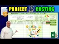 How To Create A Project Costing Application with Budget vs Actual Costs In Excel Free Download