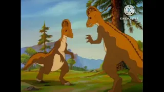The Land Before Time 5 Corythosaurus T Rex Resounded 