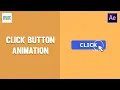 Click Button Animation After Effects Tutorial HOOP STUDIOS
