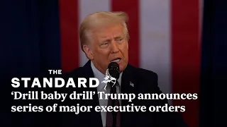 'Drill baby drill' Trump announces a series of major executive orders in inaugural address