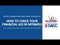 How to Check Your Financial Aid in MyNMSU