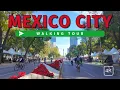 4K CDMX Walking Tour Reforma Avenue Zona Rosa Mexico City with Captions