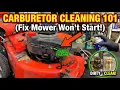 Cleaning Carburetor on Ariens Push Mower w 5 5HP Tecumseh Engine Won t Start