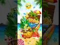 Summer vacation peace beach sunshine Animated