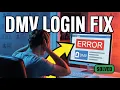 How to Fix DMV Login Problems - Identity and Access Issues