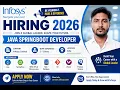 Infosys Hiring 2026 Java Spring Boot Developer 2 5 Years Experience Latest IT Jobs Apply Now